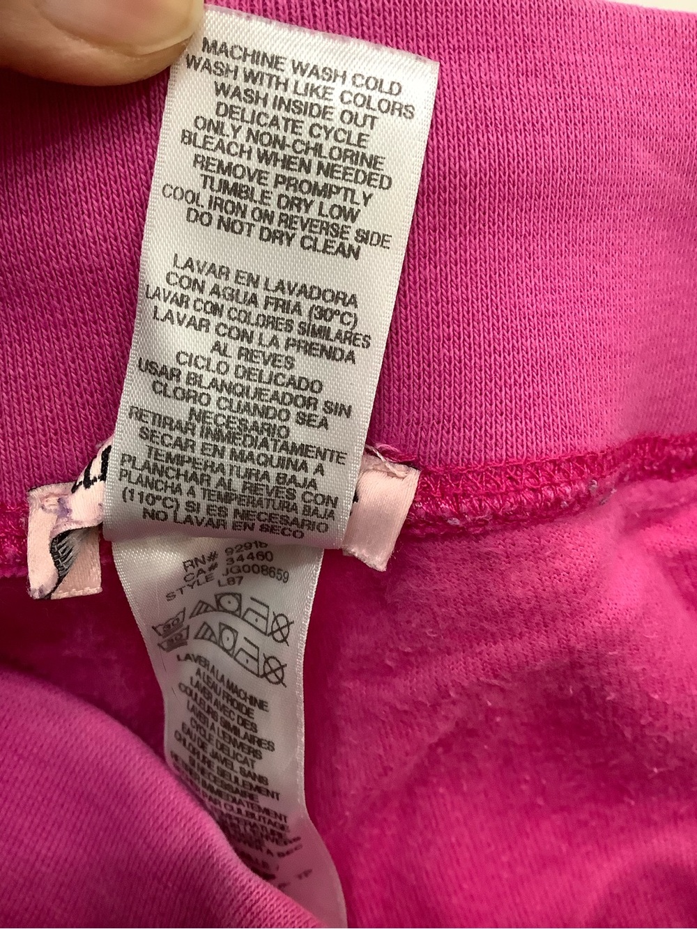 Juicy Couture Velour Lounge Pants with Embroidered Logo Y2K Streetwear - Picture 7 of 8
